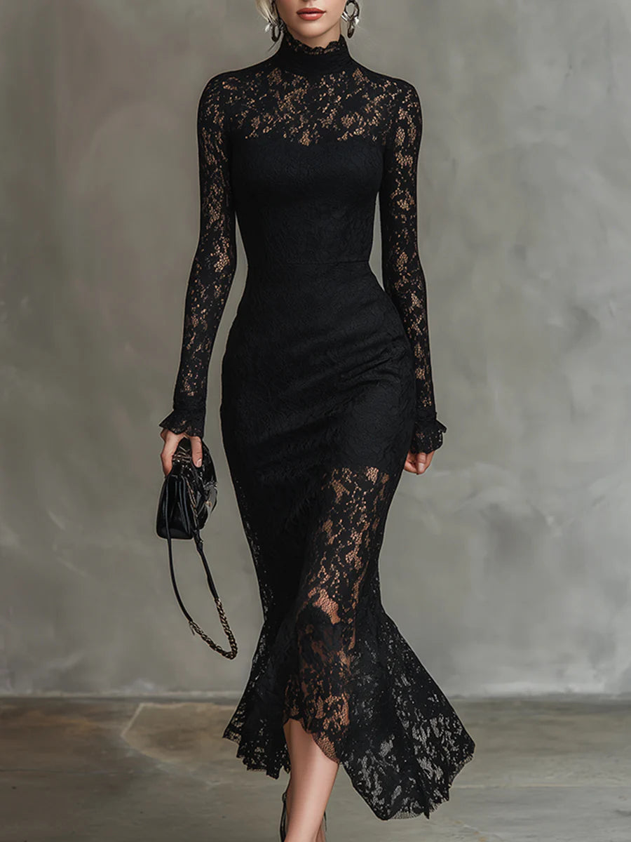 Lily | Maxikleid aus Spitze