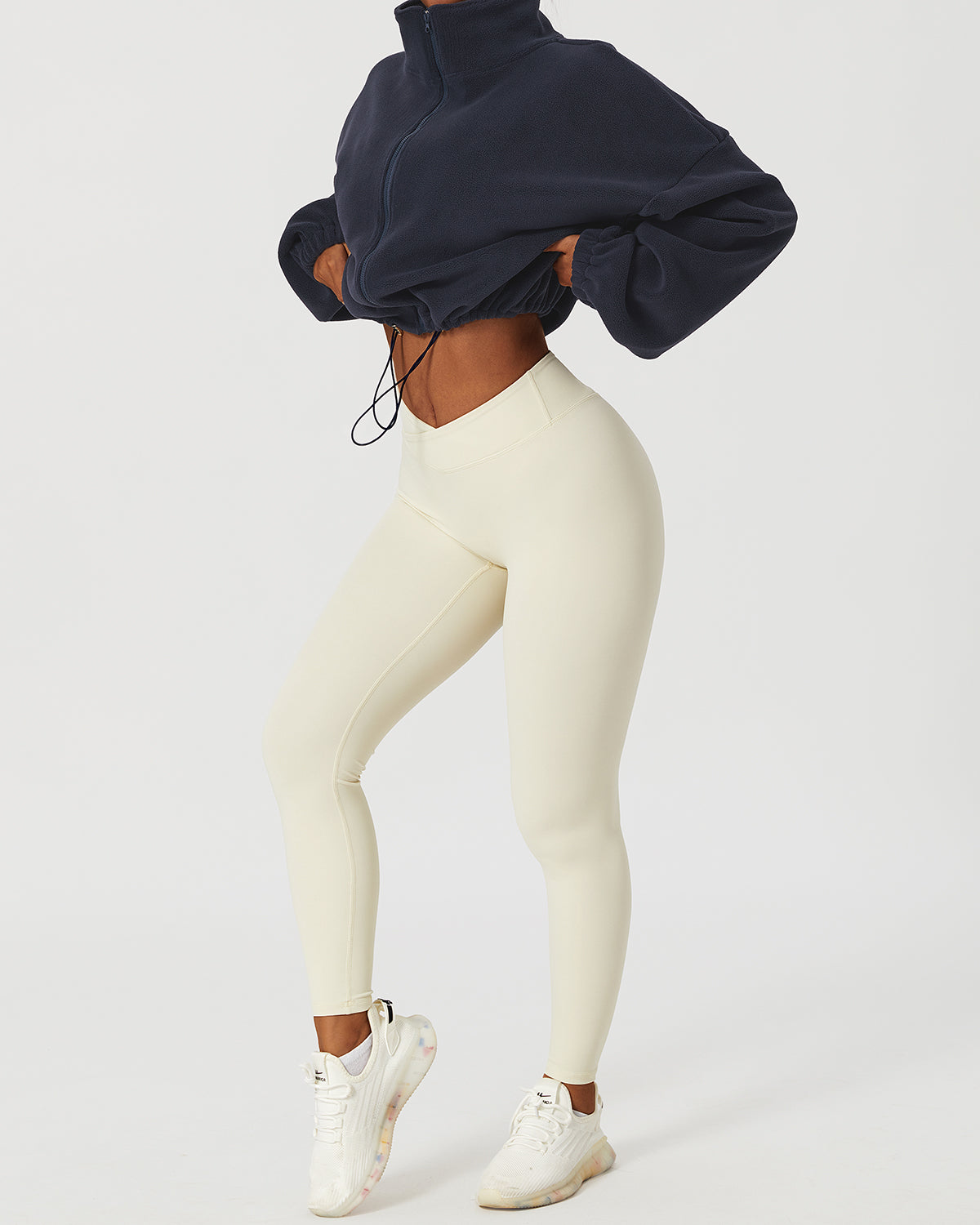 Morgan | Cropped Zip-Pullover