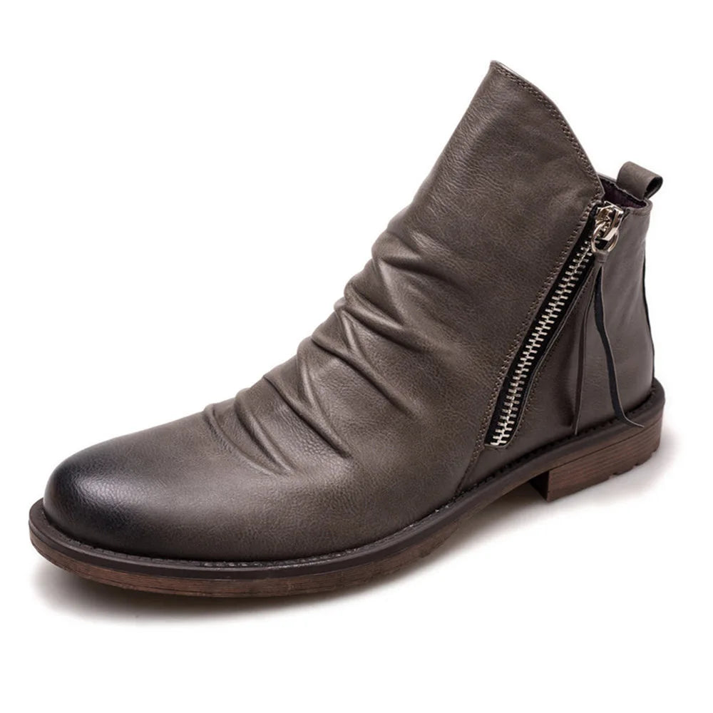 Chelsea-Stiefel aus Leder