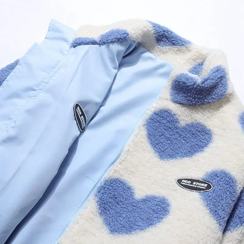 Ameline | Wendbare Jacke mit Herzfutter