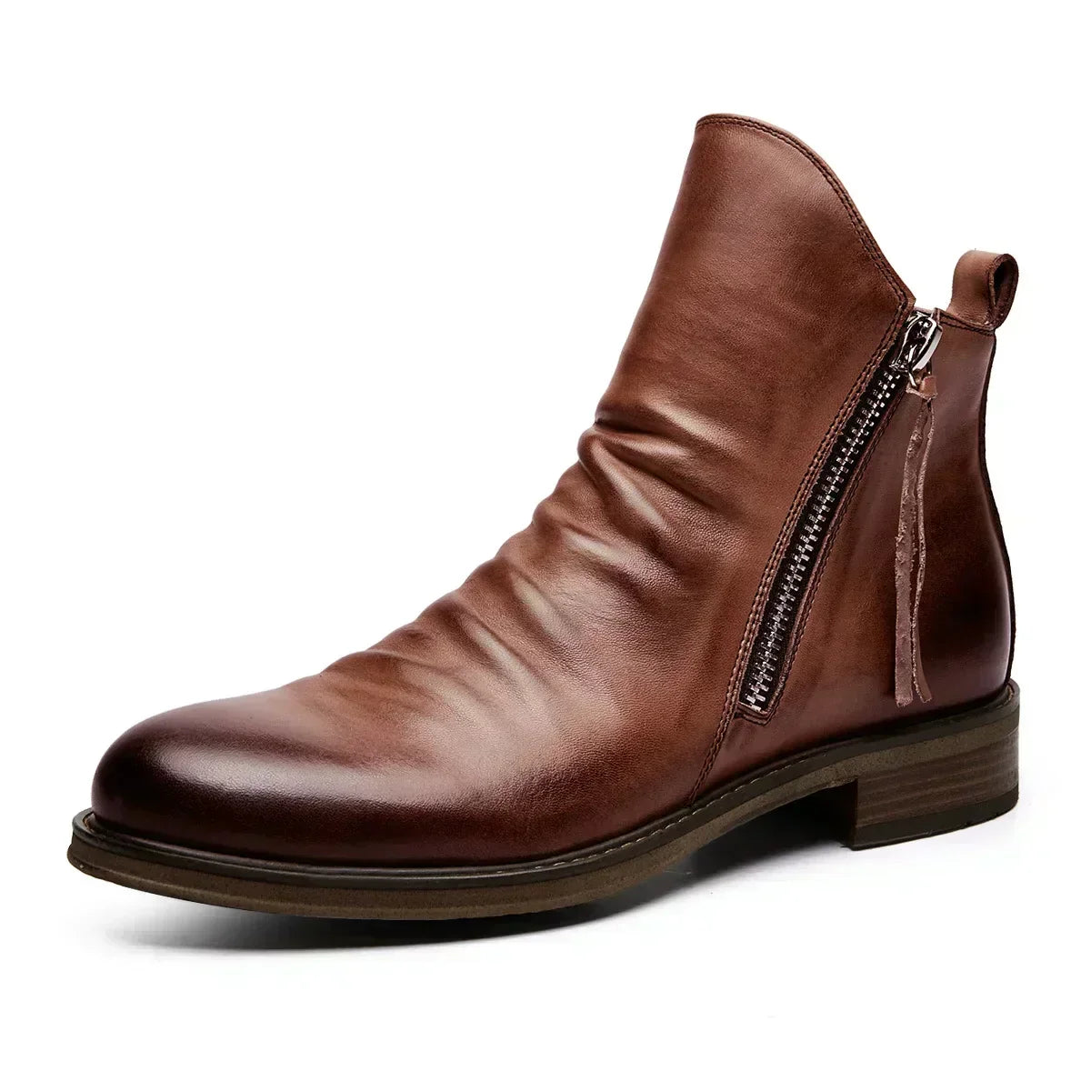 Chelsea-Stiefel aus Leder