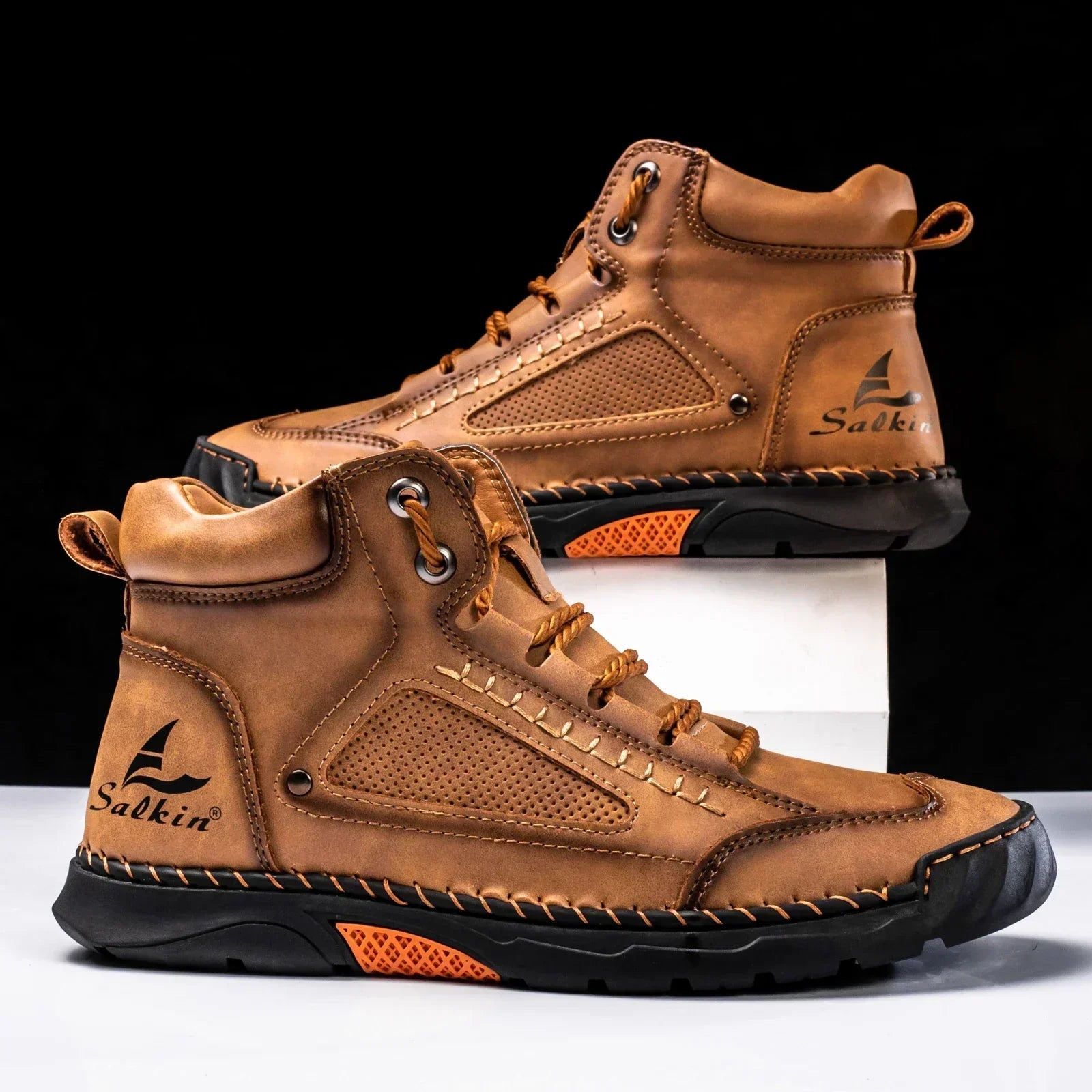 St. Moritz Leder High Top Schuhe