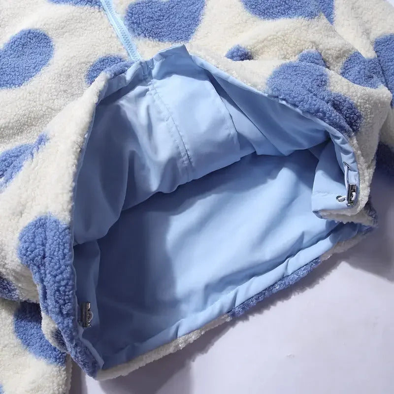 Ameline | Wendbare Jacke mit Herzfutter
