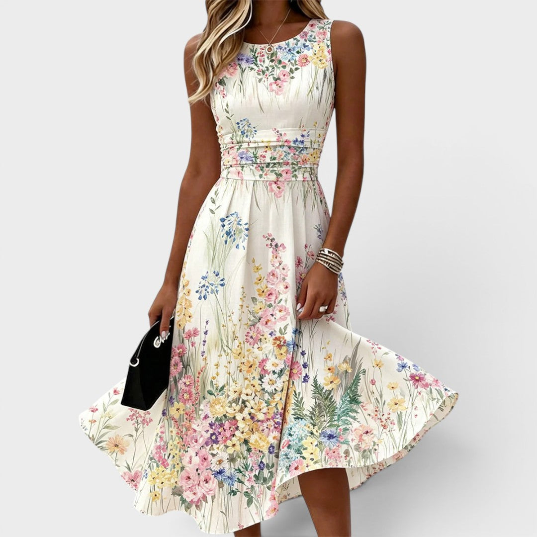 Tanya | Florales Midikleid