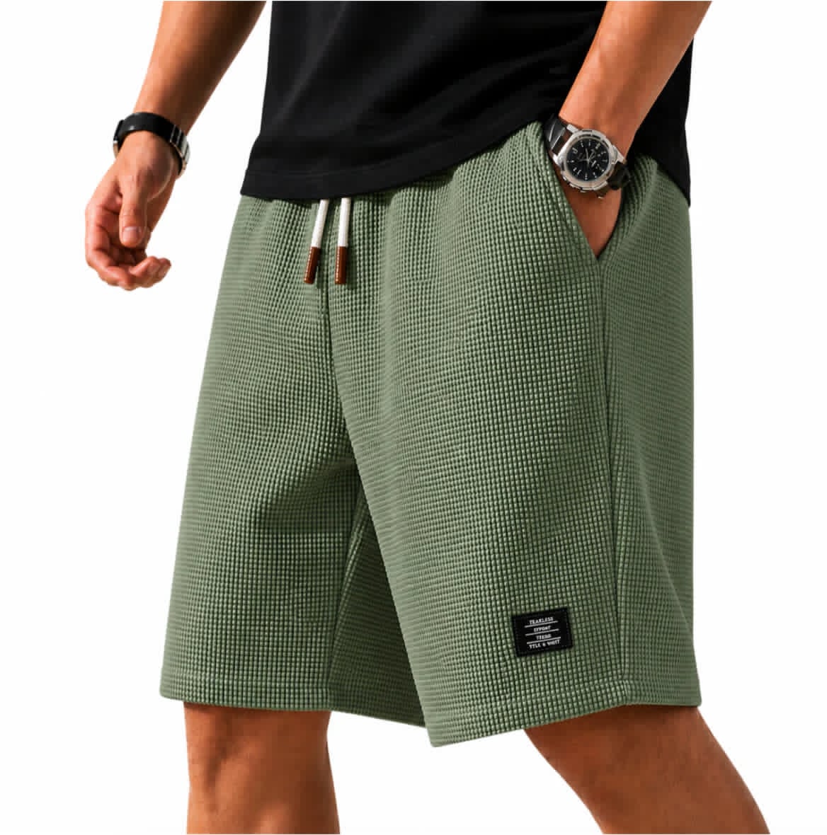 LINO™ | Waffle Bermuda Capri
