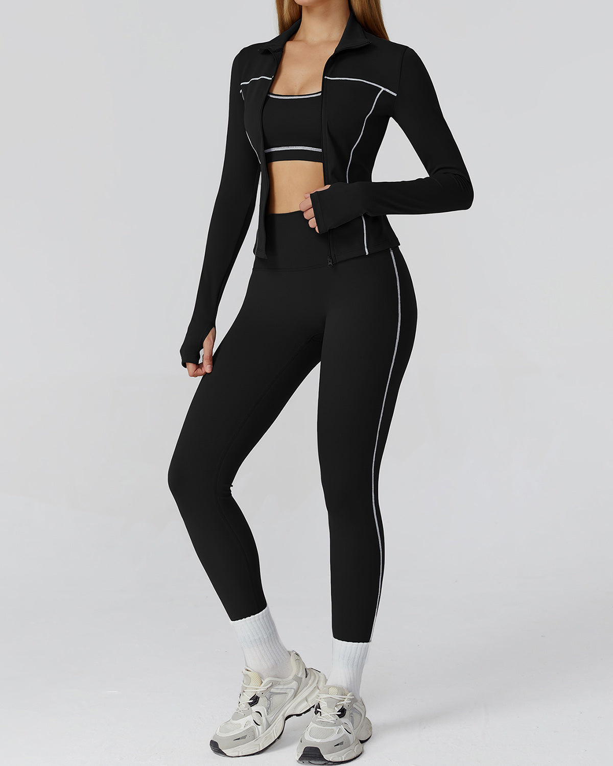 Lena | Sculpt Reißverschlussjacke