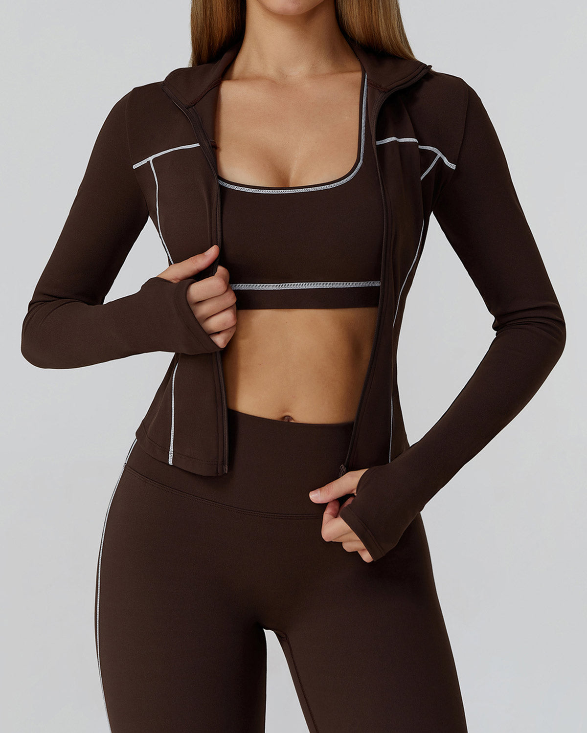 Lena | Sculpt Reißverschlussjacke