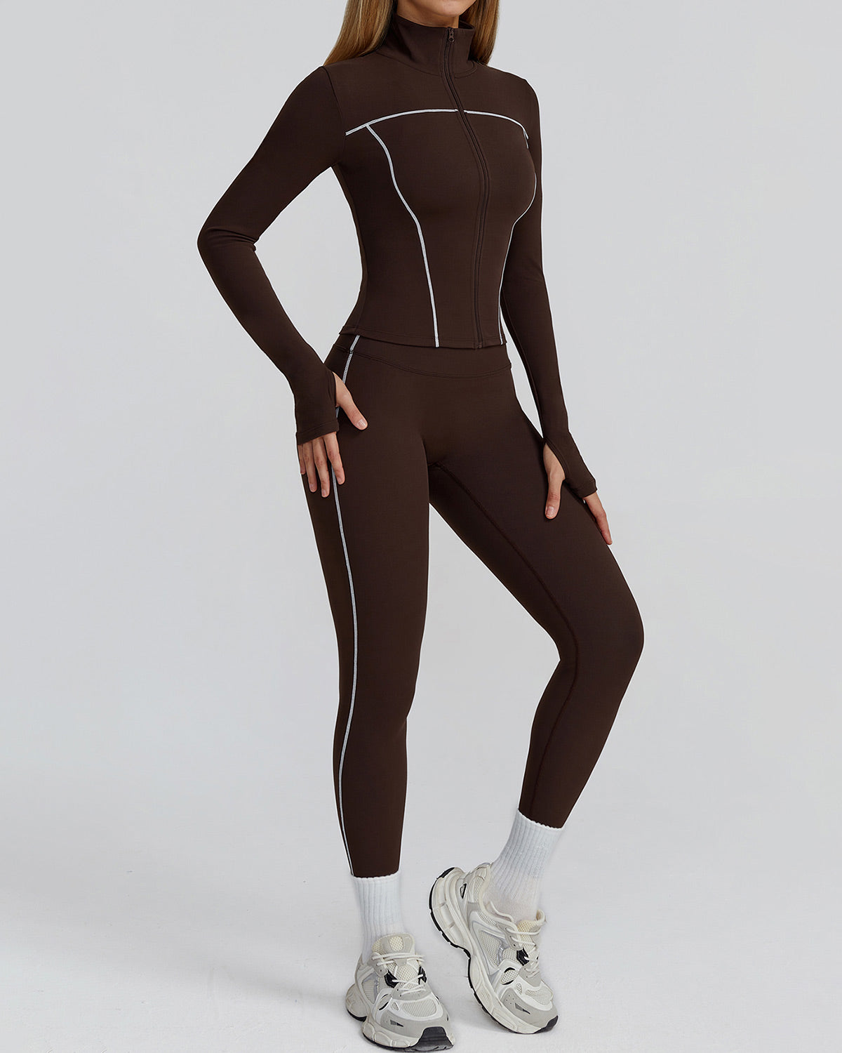 Lena | Sculpt Reißverschlussjacke