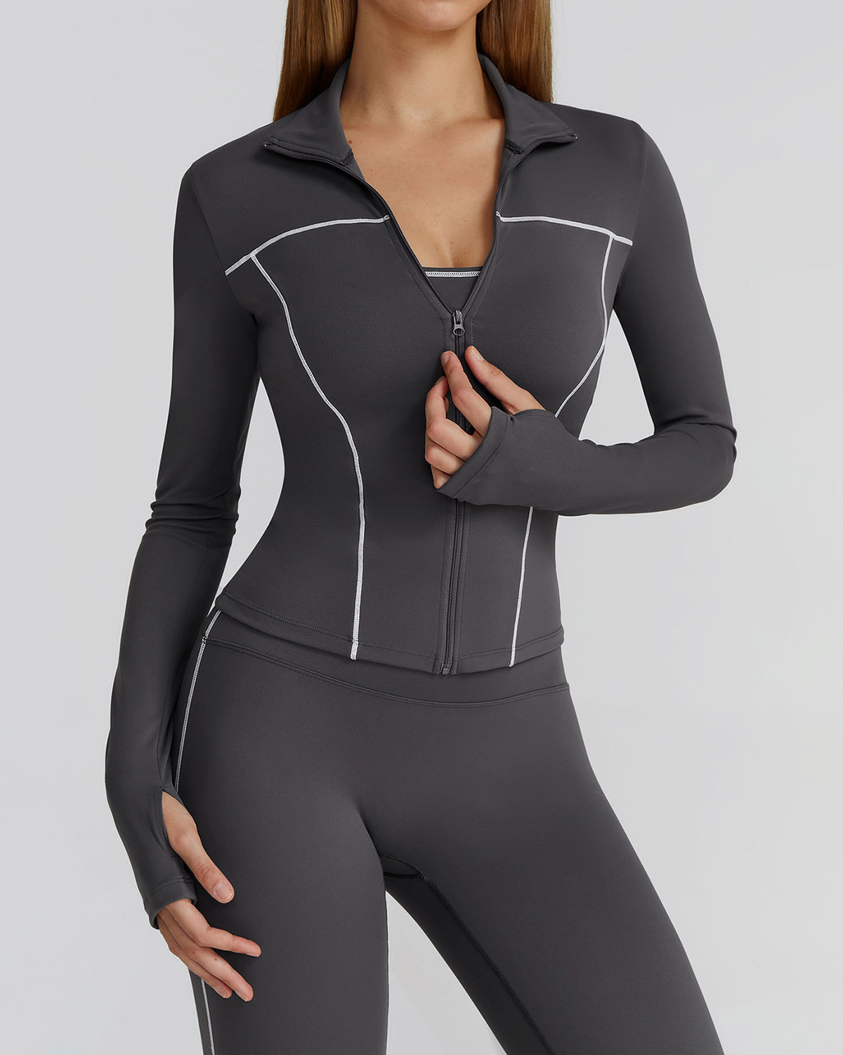 Lena | Sculpt Reißverschlussjacke