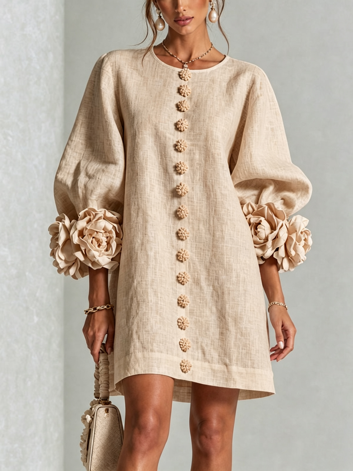 Amelia | Elegantes Minikleid mit Puffärmeln