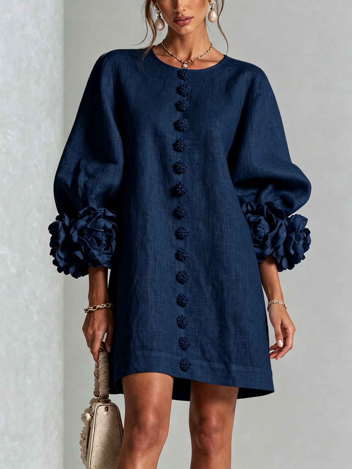Amelia | Elegantes Minikleid mit Puffärmeln