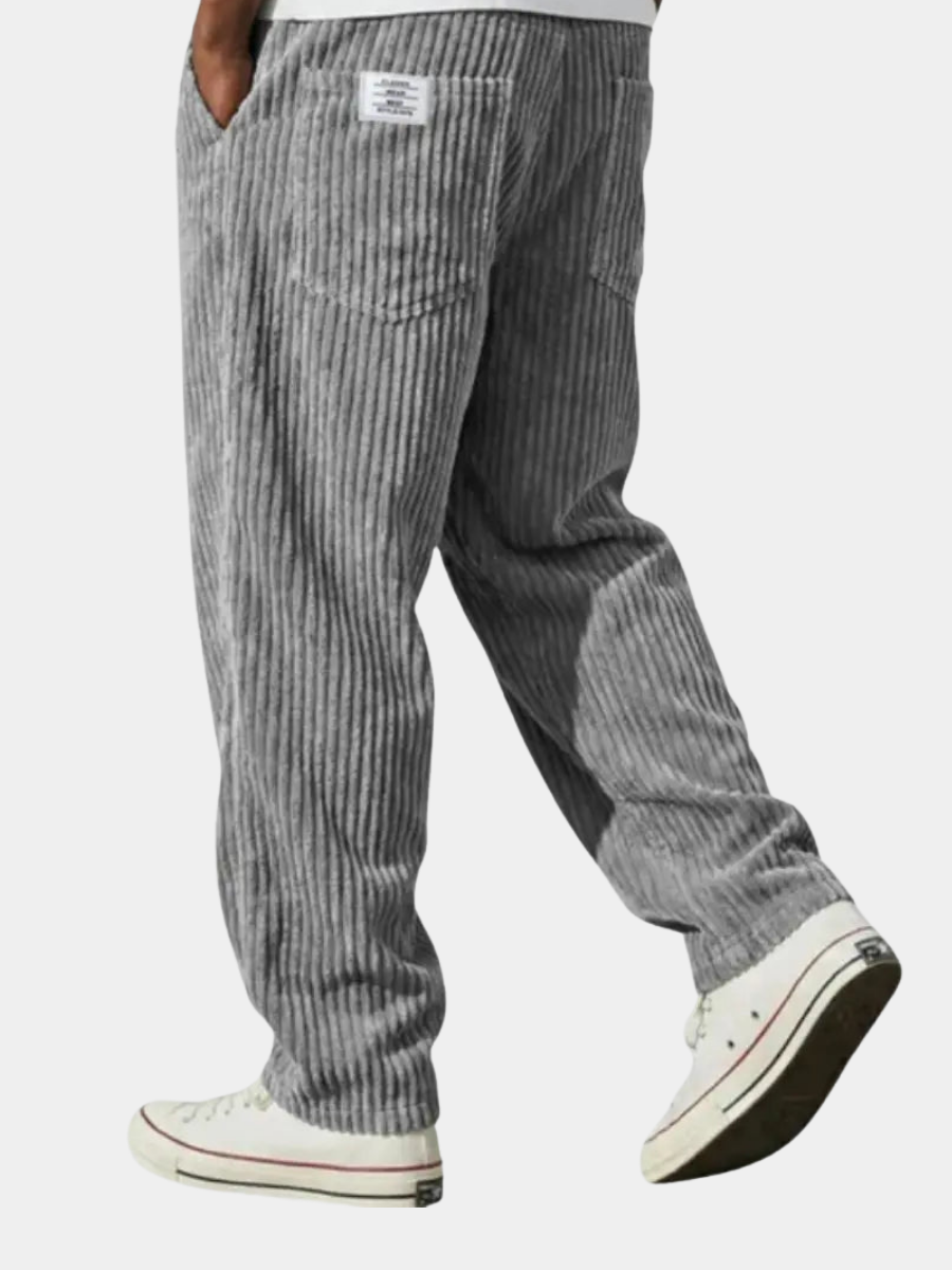 Herren Cordhose mit elastischem Bund