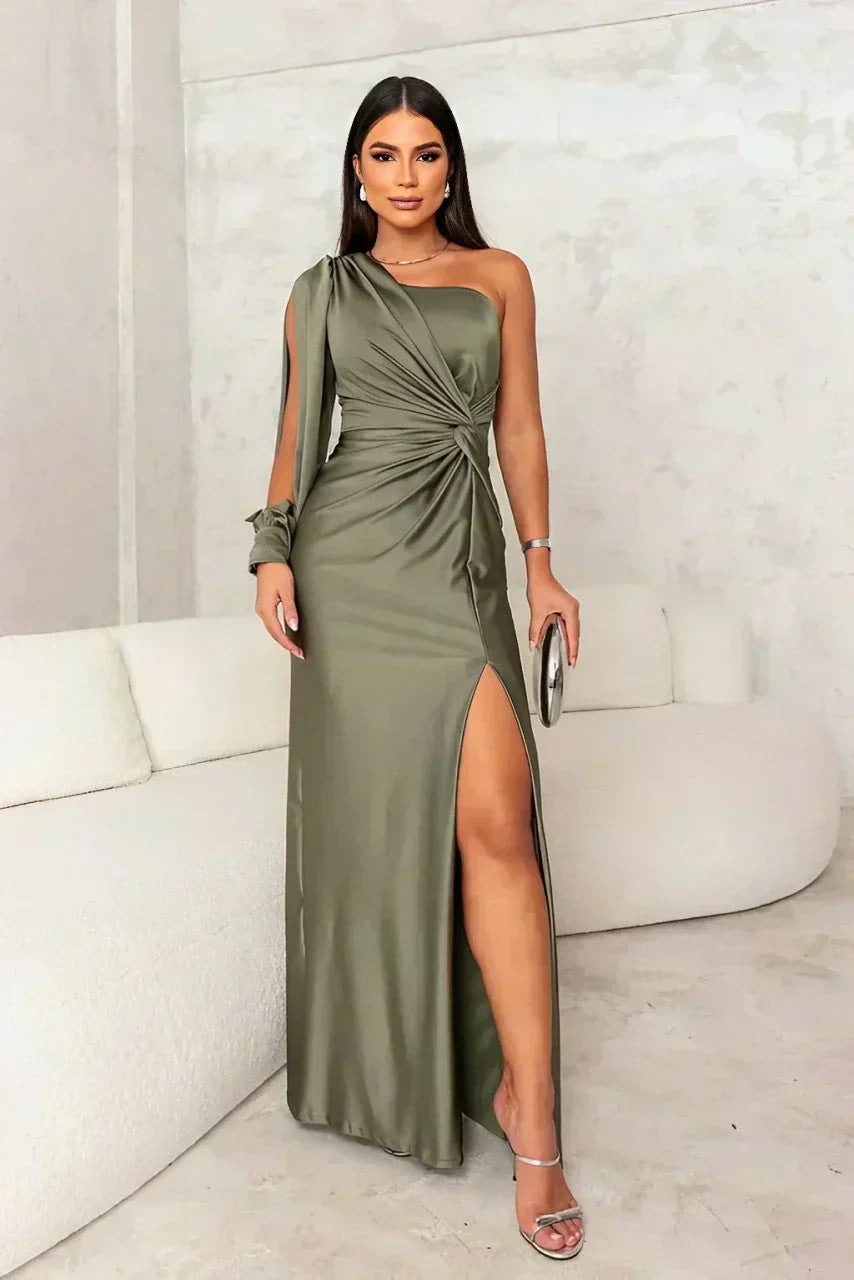 Maya | Satin-Abendkleid