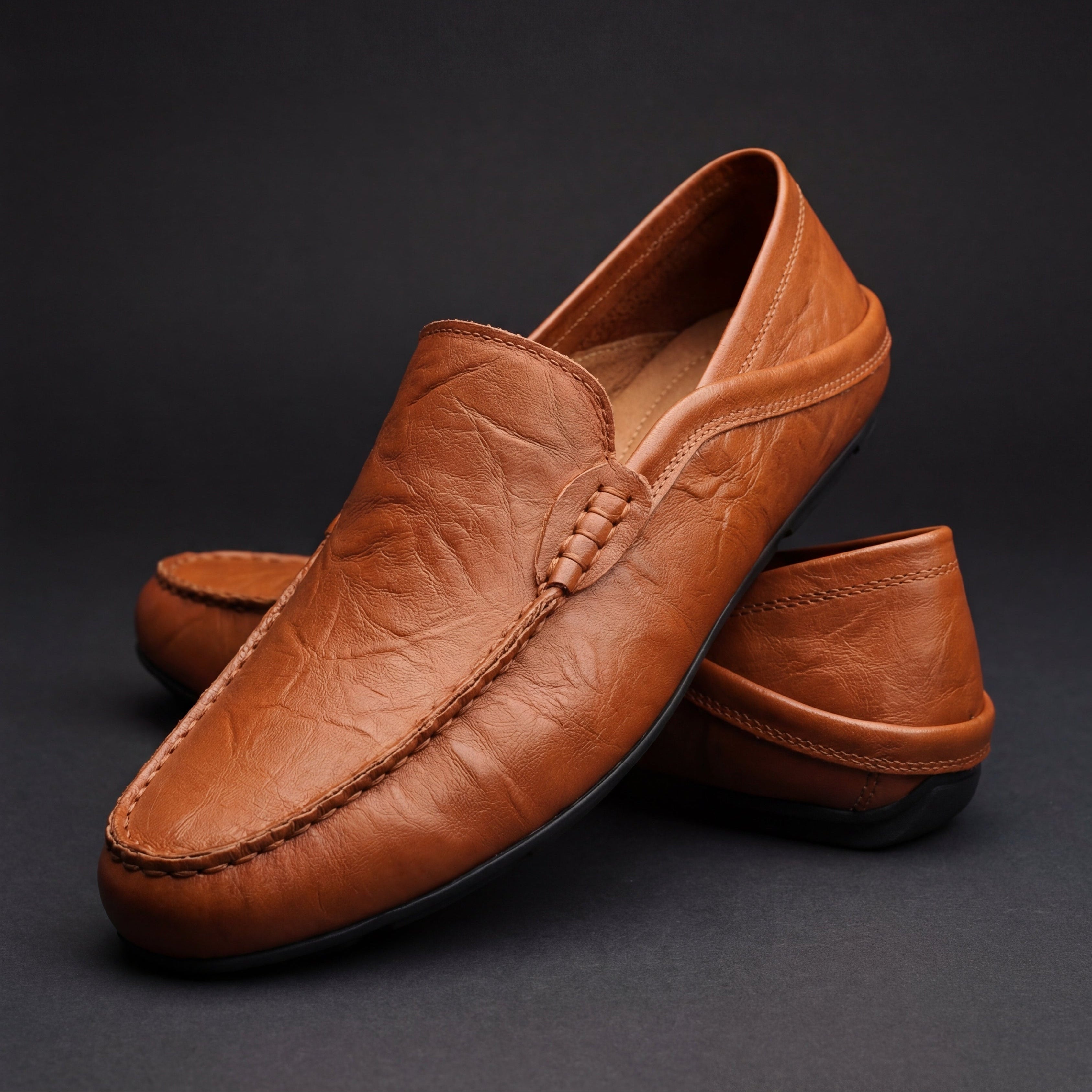 James | Herren-Leder-Mokassins