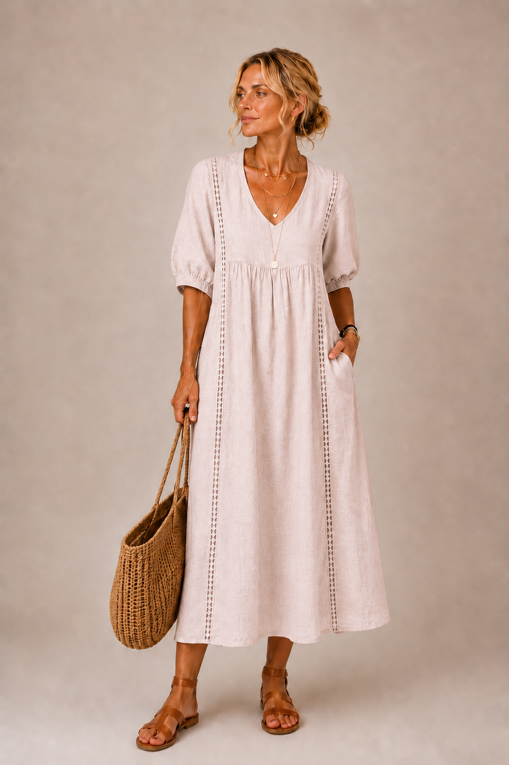 Rumi | Luftiges Maxikleid